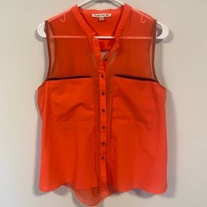 Orange blouse